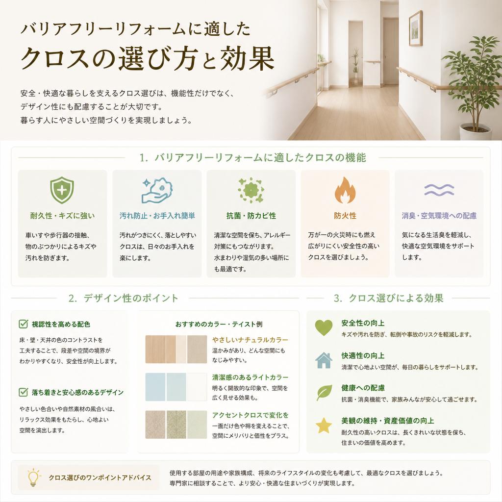 クロスの選び方とその効果